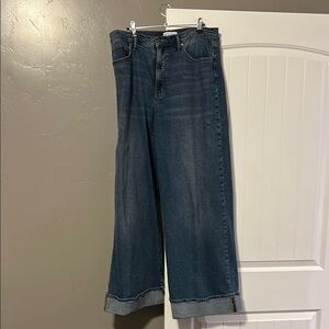 Jessica Simpson Blue Flare Wide Leg Jeans